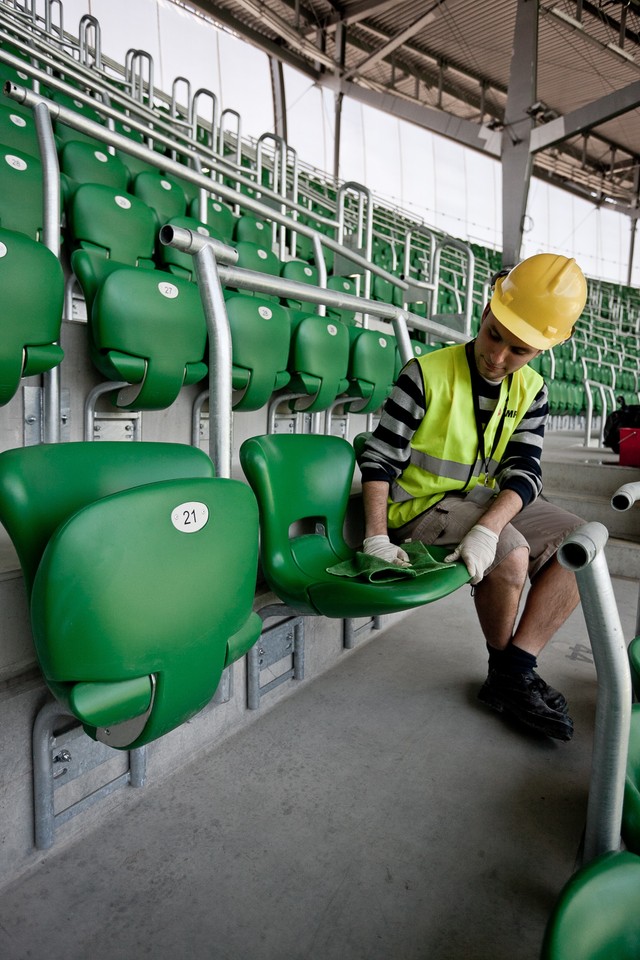 Stadion przed walką Adamka i Kliczki