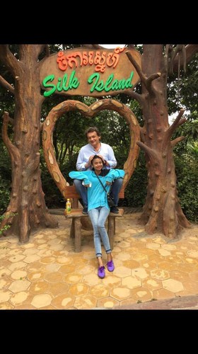 Piotr Tymochowicz i jego przyszła żona Sa Na