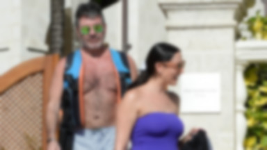 Simon Cowell z żoną i dziećmi na Barbadosie