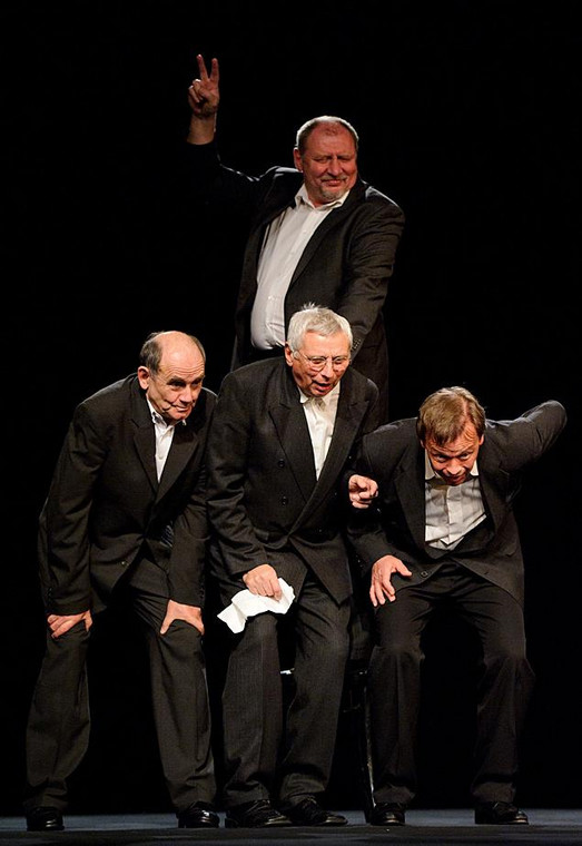 "Kwartet", reż. Mikołaj Grabowski: Jan Peszek, Andrzej Grabowski, Mikołaj Grabowski i Jan Frycz