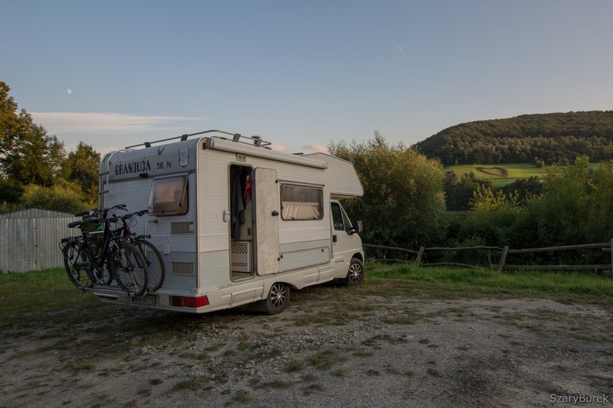 Kamperem na dziko w Bieszczady