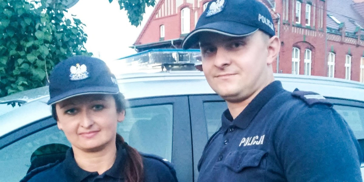 Policjanci uratowali maluszka 