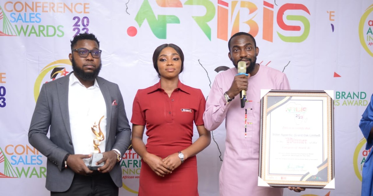 Apperito by Grand Oak Limited wins Africa's Most Innovative Premium Bitter Appetizer Beverage of the year at AFRIBIS 2023 - Vimarsana News