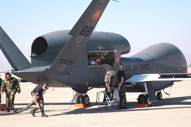 RQ-4 Global Hawk pod okiem obsługi naziemnej US Army
