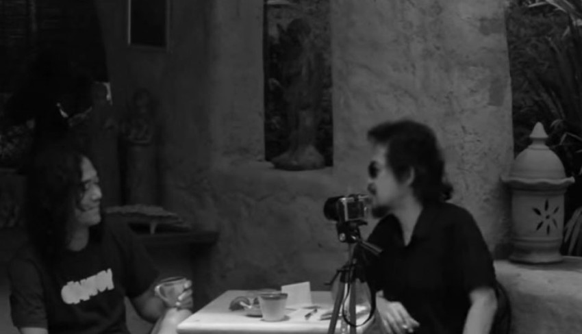 Na snimanju filma "Vek rađanja"