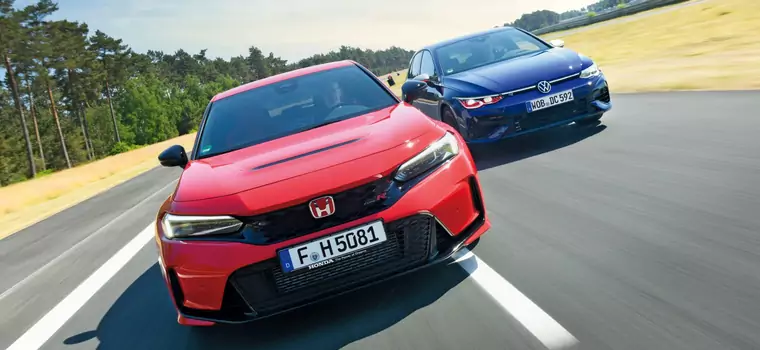 Honda Civic Type R kontra Volkswagen Golf R Performance. Który hot hatch zapewnia więcej sportowych emocji?