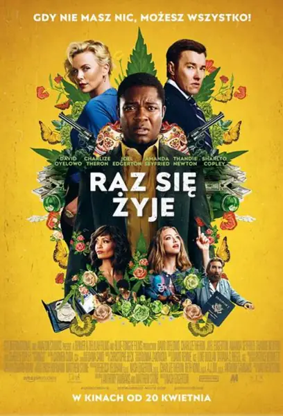 Plakat filmu &quot;Raz się żyje&quot;