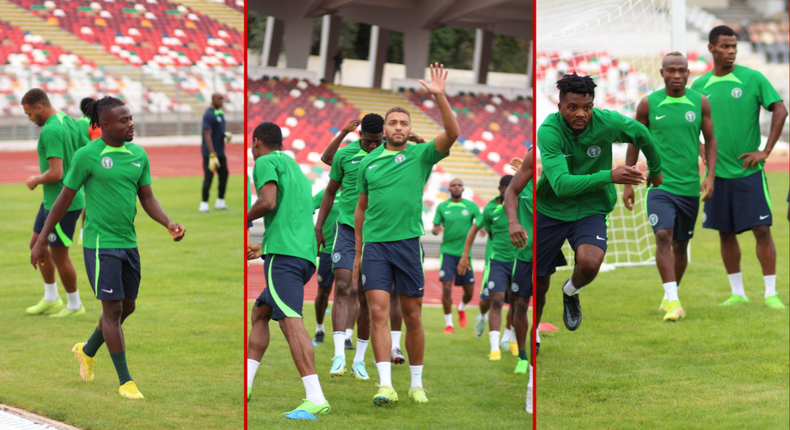 Super Eagles in training ahead of Algeria friendly