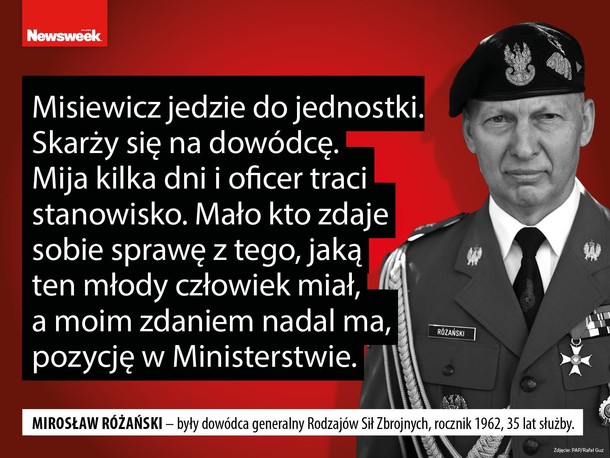 Mirosław Różański wojsko armia żołnierze MON Antoni Macierewicz