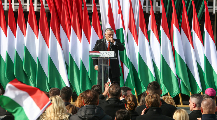 Orbán Viktor betegen, köhögve mondott beszédet Zalaegerszegen / Fotó: Pozsonyi Zita