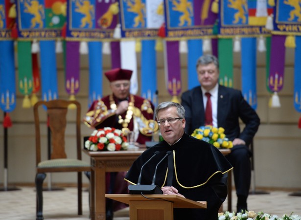 Komorowski chce być jak Wałęsa i Kwaśniewski. We Lwowie powstanie Instytut jego imienia