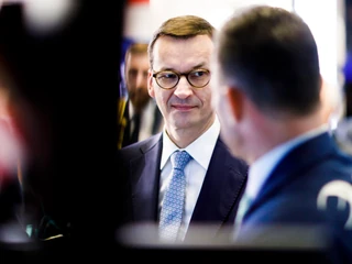 Mateusz Morawiecki w czasie wizyty na giełdzie w Nowym Jorku