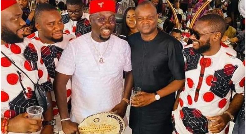 Abba Kyari attends Obi Cubana's mother's burial (LindaIkeji)