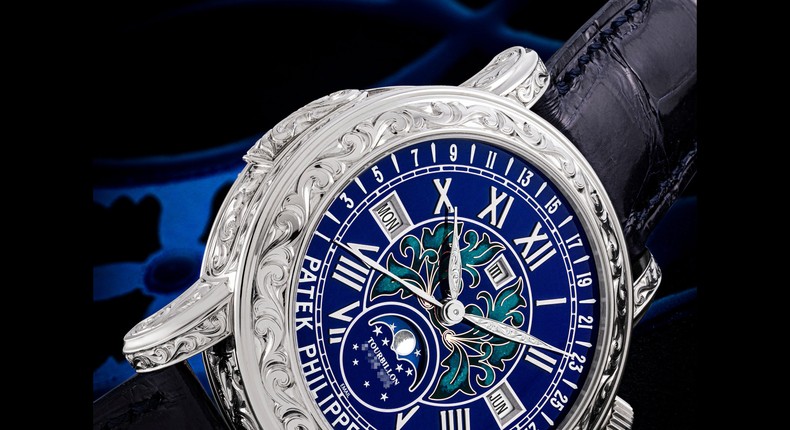 The Patek Philippe watch that sold for $5.8 million.Christie's