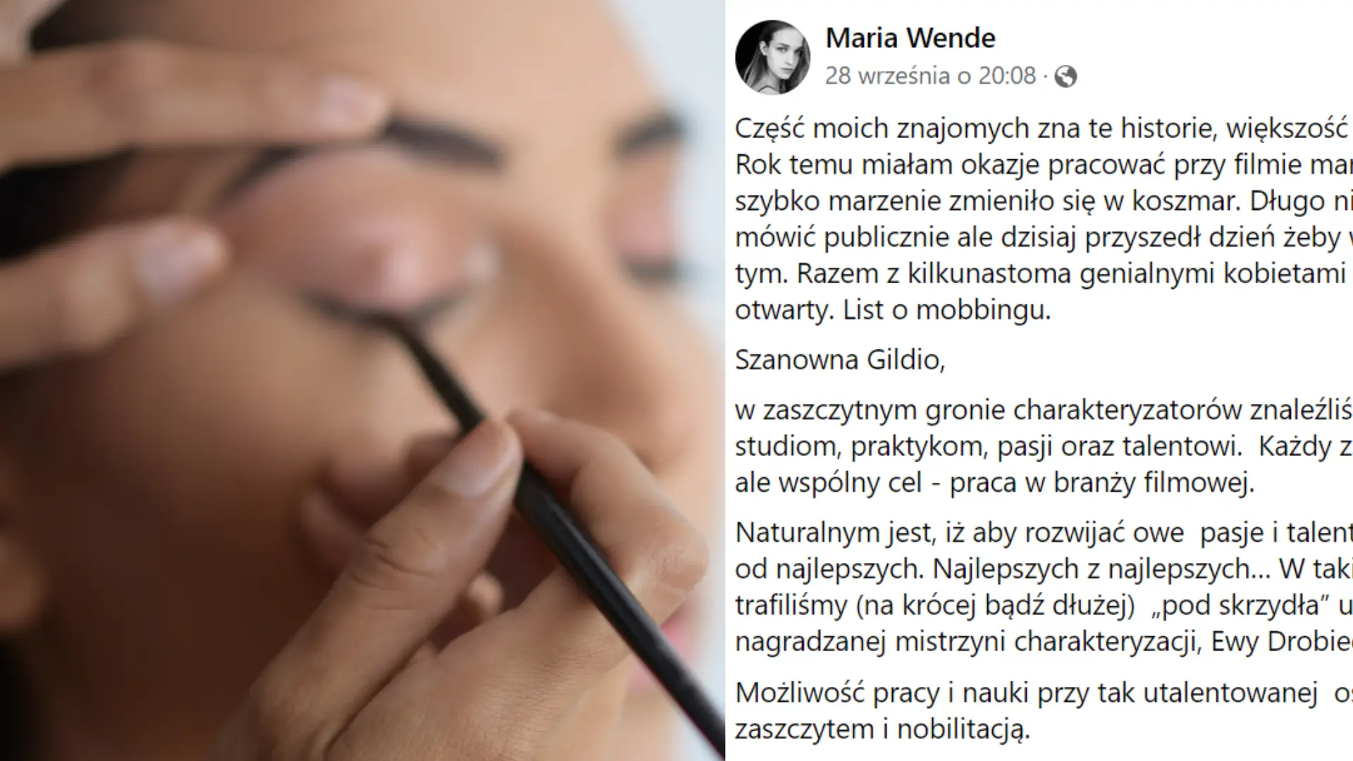 "Atmosfera terroru", praca ponad siły, przemoc fizyczna i psychiczna. Polskie charakteryzatorki mówią "dość" - opublikowały list otwarty