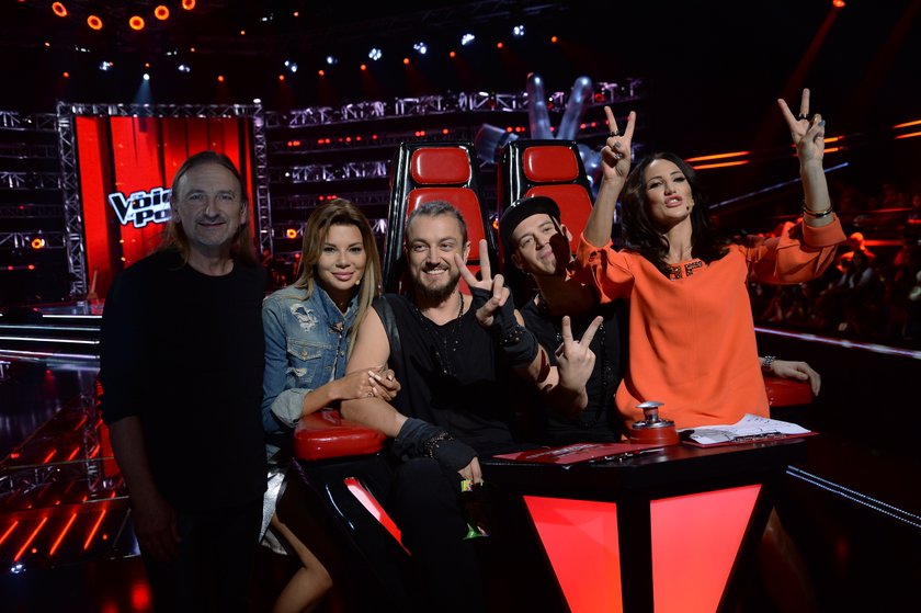 The Voice of Poland - wszyscy trenerzy: Justyna Steczkowska, Edyta Górniak, Marek Piekarczyk i Tomson i Baron