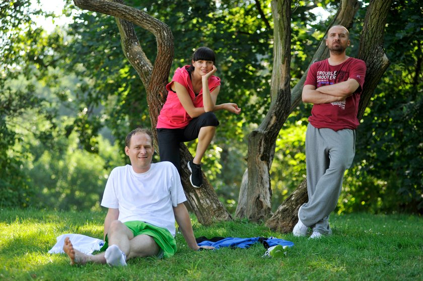 Karolina Gorczyca, Wojciech Mecwaldowski i Marcin Perchuć