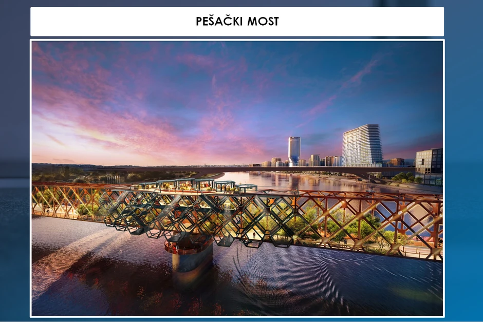 Kako će izgledati Pešački most
