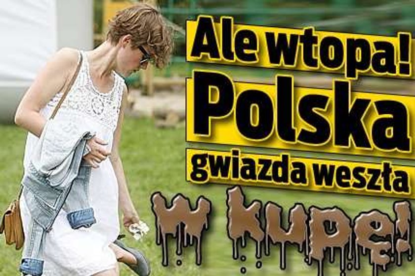 Ale wtopa! Polska gwiazda weszła w kupę!