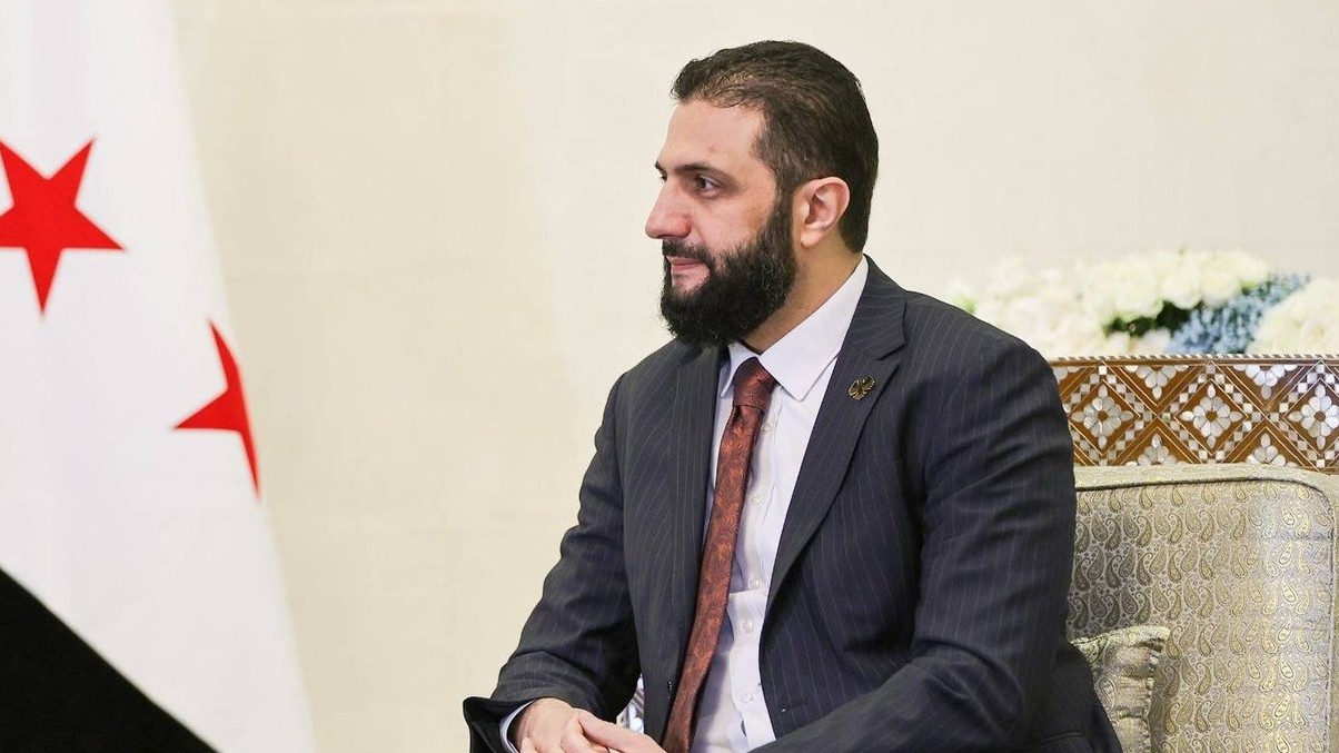 Dočasný sýrsky prezident Ahmad Šara.