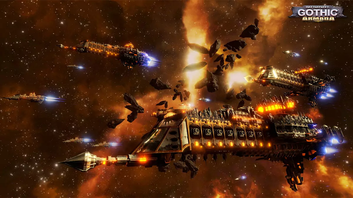 Battlefleet Gothic: Armada - recenzja. Warhammer 40.000 w zupełnie innym ujęciu.