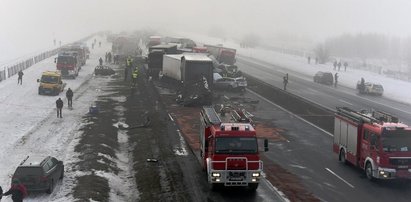 Policja poszukuje świadków karambolu na A1, którzy zarejestrowali wypadek