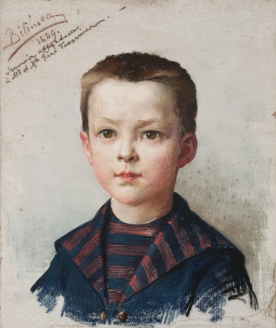 Portret Leona Taverniera, 1889, pastel, płótno, Muzeum Narodowe w Warszawie