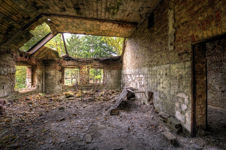 Opuszczony szpital Beelitz-Heilstätten. TUTAJ LECZYŁ SIĘ ADOLF HITLER