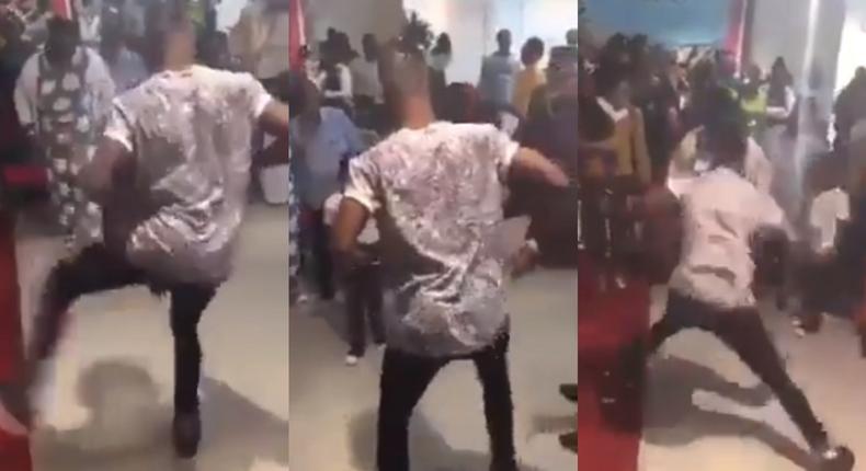 'Rasta' man’s romantic dance moves bring church service to a halt (video)