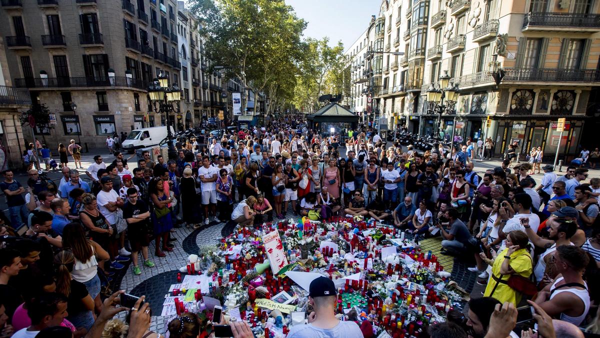 Situation a day after a van attack in Barcelona