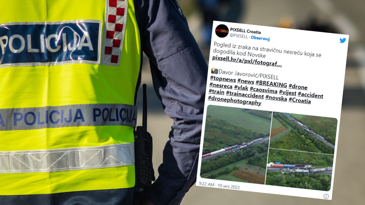 Wypadek pociągu w Chorwacji. Wśród poszkodowanych nie ma Polaków