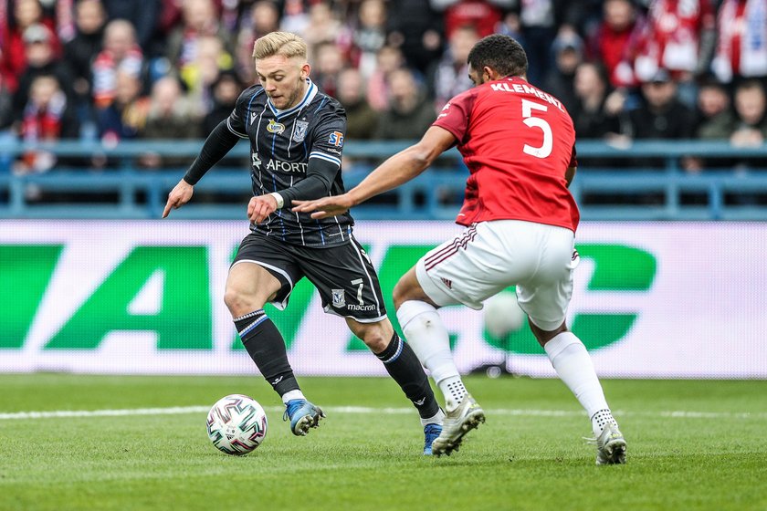 Pilka nozna. PKO Ekstraklasa. Wisla Krakow - Lech Poznan. 08.03.2020