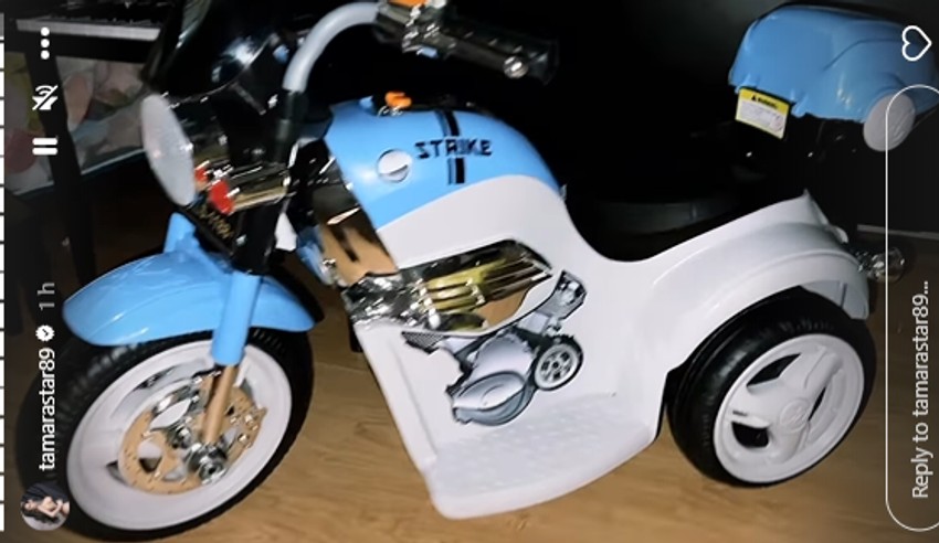 Tamara Đurić kupila ćerki motor za decu