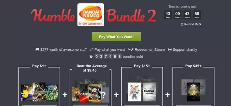 Humble Namco Bandai Bundle - osiem doskonałych gier za grosze