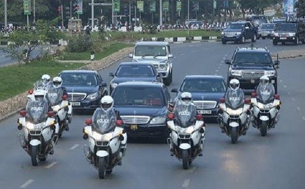 Nana Addo's convoy