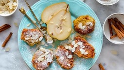 PRZEPIS na dyniowe racuchy z gruszką - smakowa znakomitość na śniadanie lub deser