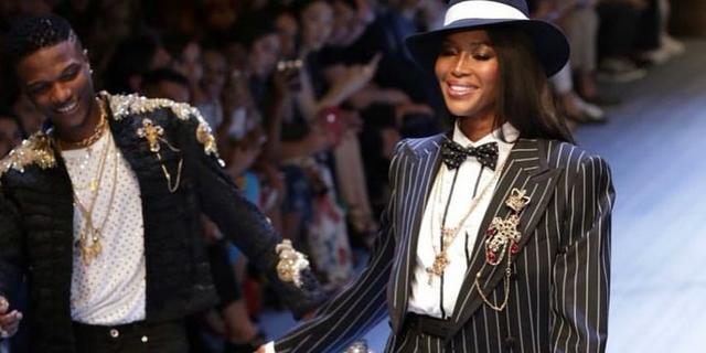 Wizkid reveals Naomi Campbell 'forced' him to walk the runway for Dolce &  Gabbana in 2018 | Pulse Nigeria