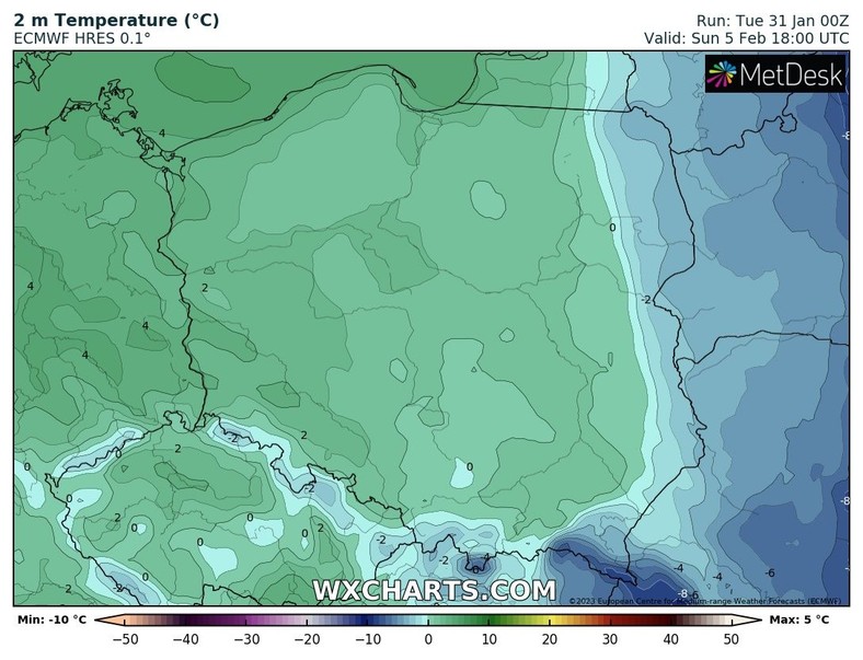 Już w weekend ciepło z zachodu zacznie ścierać się z chłodem nasuwającym się ze wschodu.