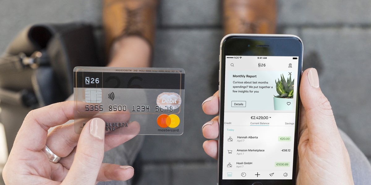 N26 to bank, w którym zakładanie i zarządzanie kontem odbywa się z poziomu smartfona