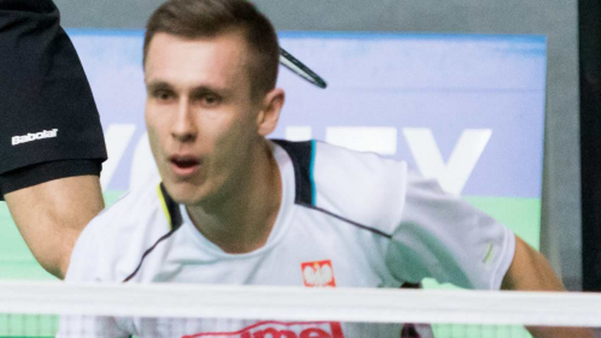 Adam Cwalina i Przemysław Wacha przegrali swój pierwszy mecz olimpijskiego turnieju badmintonistów.