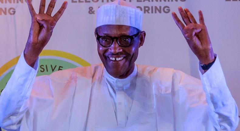 President Muhammadu Buhari of the APC wins presidential election (APC campaign)