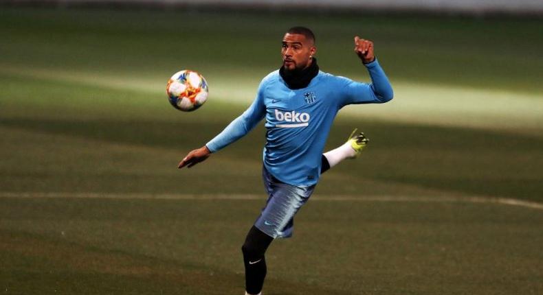 Kevin-Prince Boateng scored three goals in his Barca training