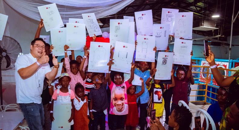 LG Nigeria launched the Sketch and Win Campaign in August to engage kids aged 5-12 years old where their artistic prowess was tested as they were to draw their favourite home appliance as used by their parents in their various homes.