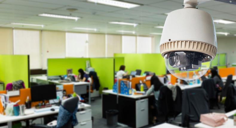 Surveillance operating in office