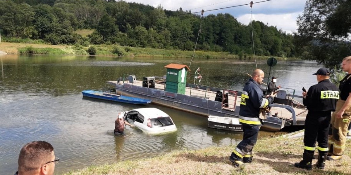 Podkarpackie. Niebezpieczne zdarzenie na rzece San. 