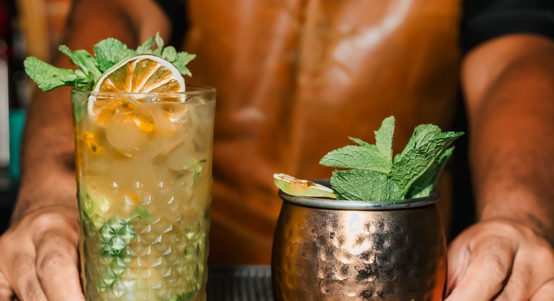 Mojitos and Moscow mules are overdone — bartenders think you can order something better. 13ching13/Shutterstock