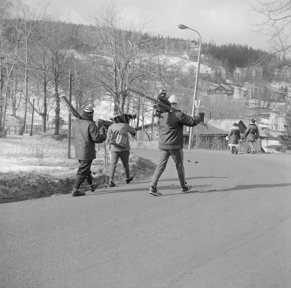 Ferie w Karkonoszach (lata 70.)