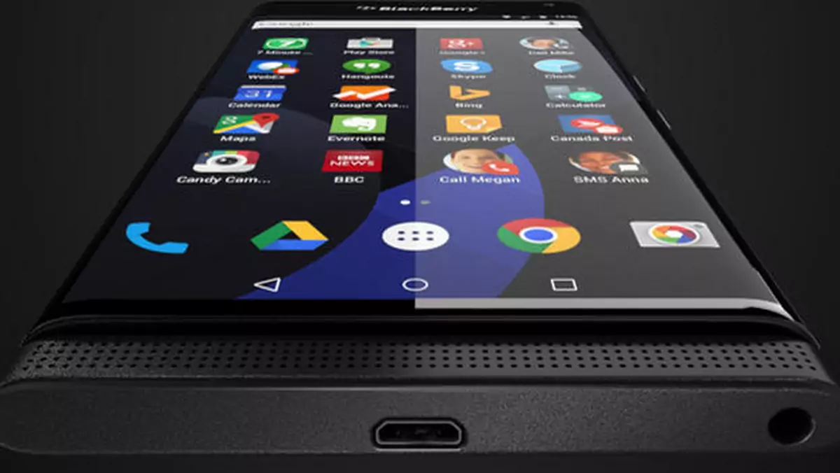 BlackBerry Venice z Androidem na kolejnych renderach