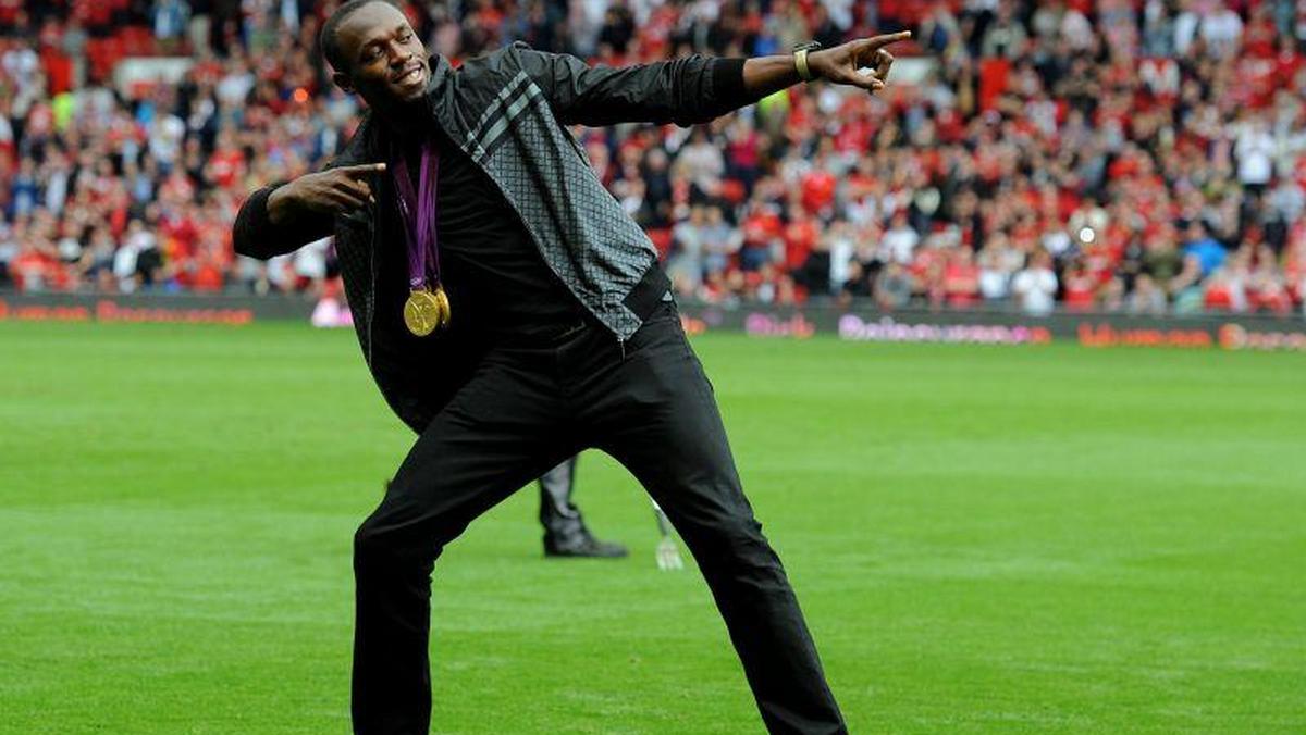Usain Bolt na Old Trafford