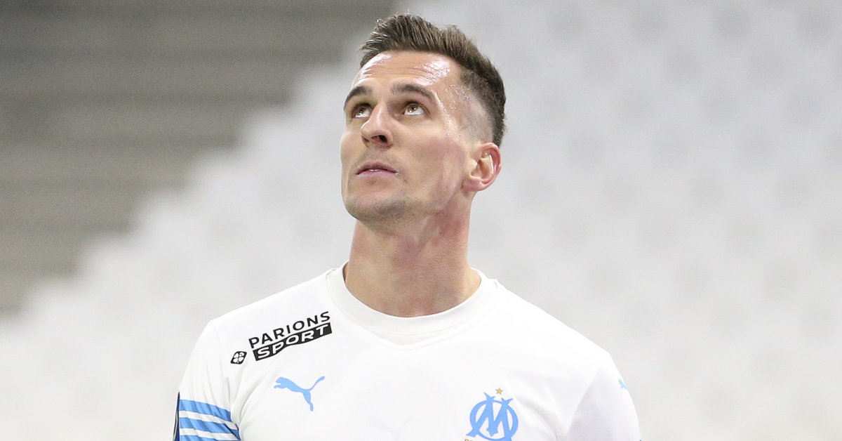 Le problème d’Arkadiusz Milik à Marseille.  « On a joué 20 minutes et je n’ai eu que deux passes »